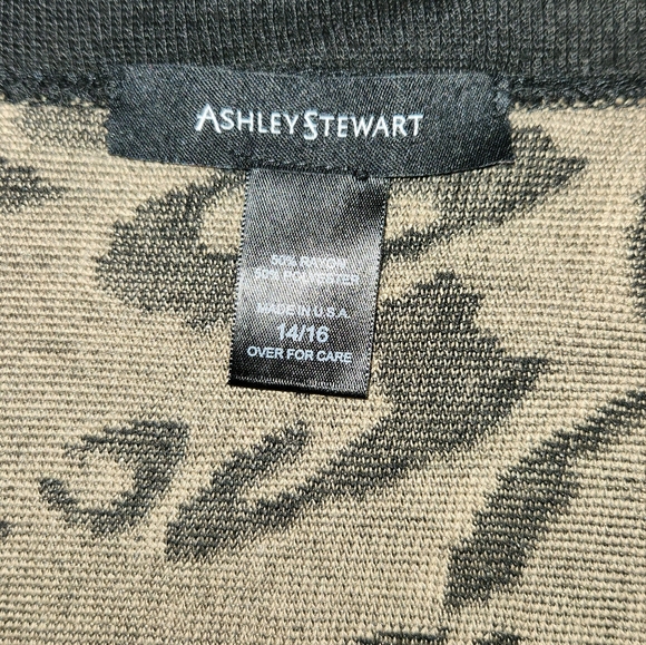 ASHLEY STEWART LEPORARD CARDIGAN !! - Picture 3 of 6
